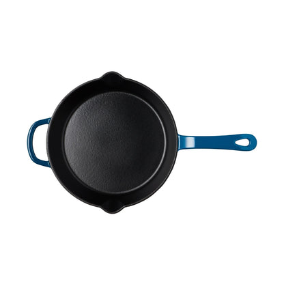 Maxwell & Williams Cast Iron Frypan Midnight Blue 26cm Gift Boxed