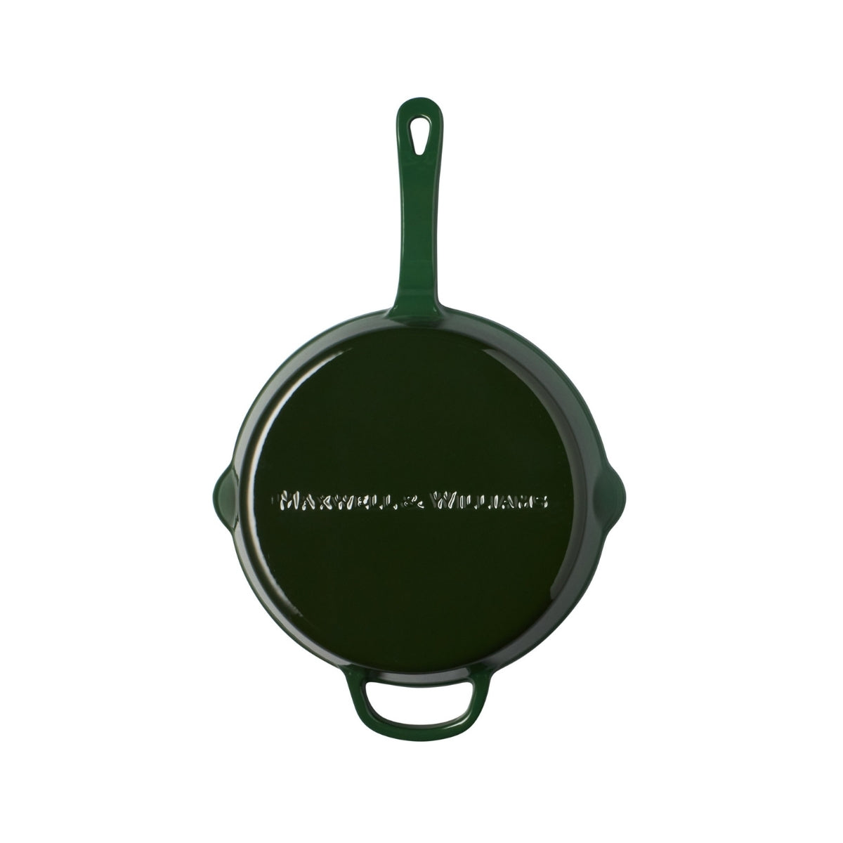 Maxwell & Williams Cast Iron Frypan English Racing Green 26cm Gift Boxed