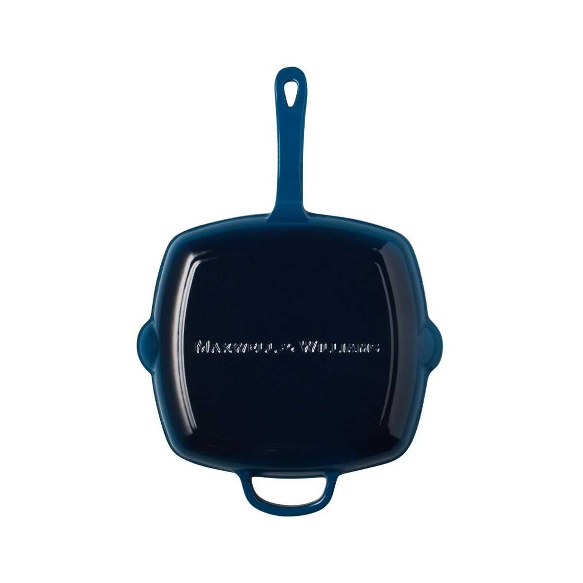 Maxwell & Williams Cast Iron Grill Pan Midnight Blue 26cm Gift Boxed