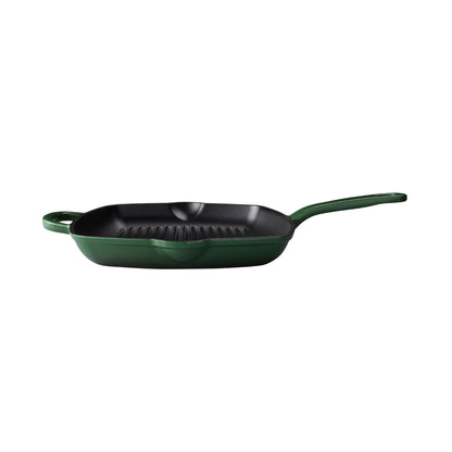Maxwell & Williams Cast Iron Grill Pan English Racing Green 26cm Gift Boxed