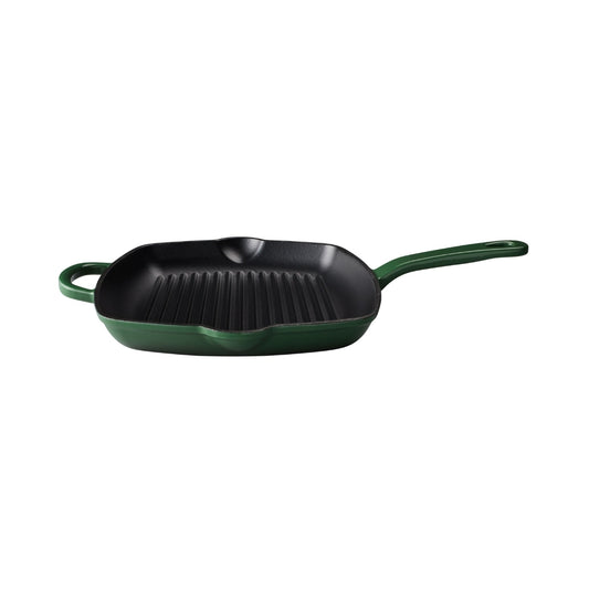 Maxwell & Williams Cast Iron Grill Pan English Racing Green 26cm Gift Boxed