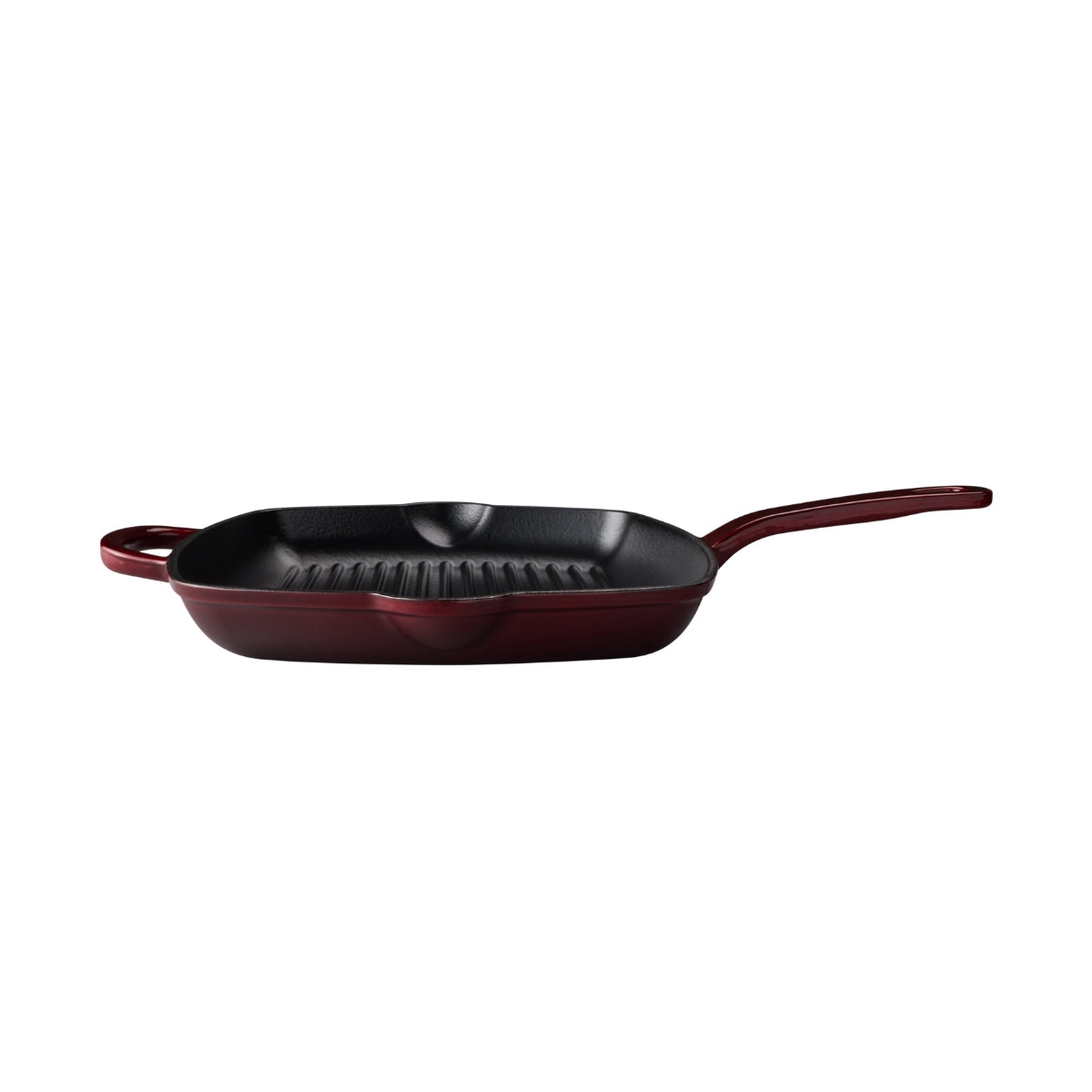Maxwell & Williams Cast Iron Grill Pan Merlot 26cm Gift Boxed