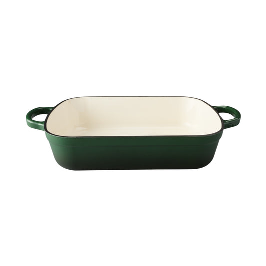 Maxwell & Williams Cast Iron Roaster English Racing Green 33x25cm / 5L Gift Boxed