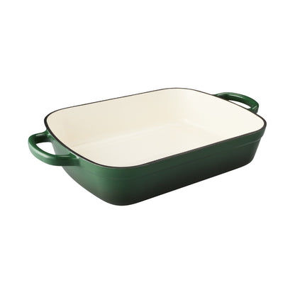 Maxwell & Williams Cast Iron Roaster English Racing Green 33x25cm / 5L Gift Boxed