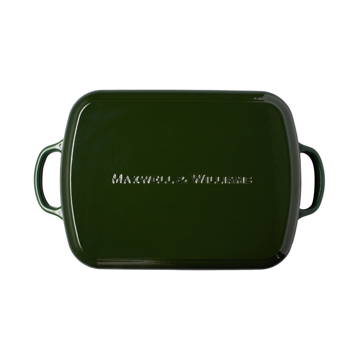 Maxwell & Williams Cast Iron Roaster English Racing Green 33x25cm / 5L Gift Boxed