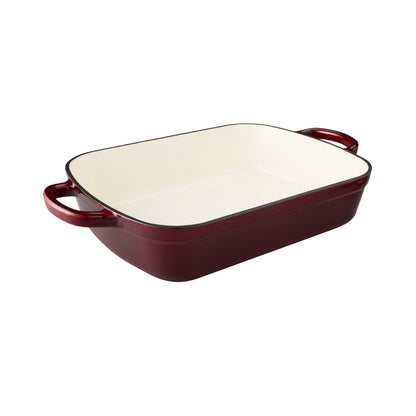 Maxwell & Williams Cast Iron Roaster Merlot 33x25cm / 5L Gift Boxed