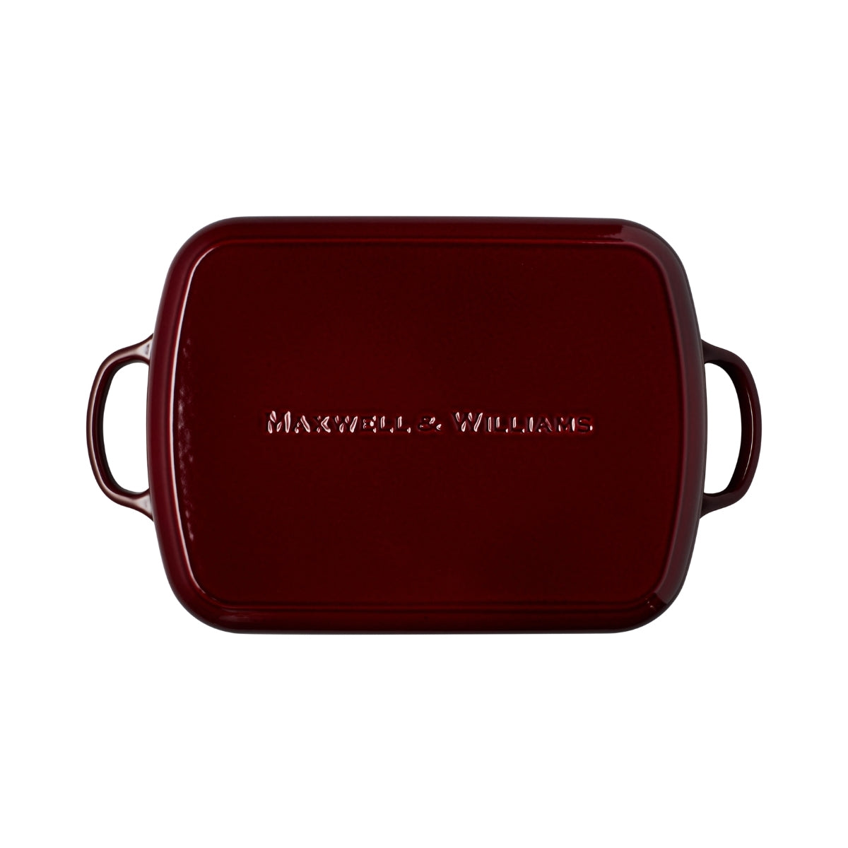 Maxwell & Williams Cast Iron Roaster Merlot 33x25cm / 5L Gift Boxed
