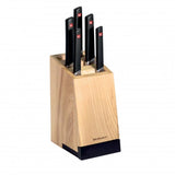 Knife Block Set With 360° Knife Block - 6 Piece