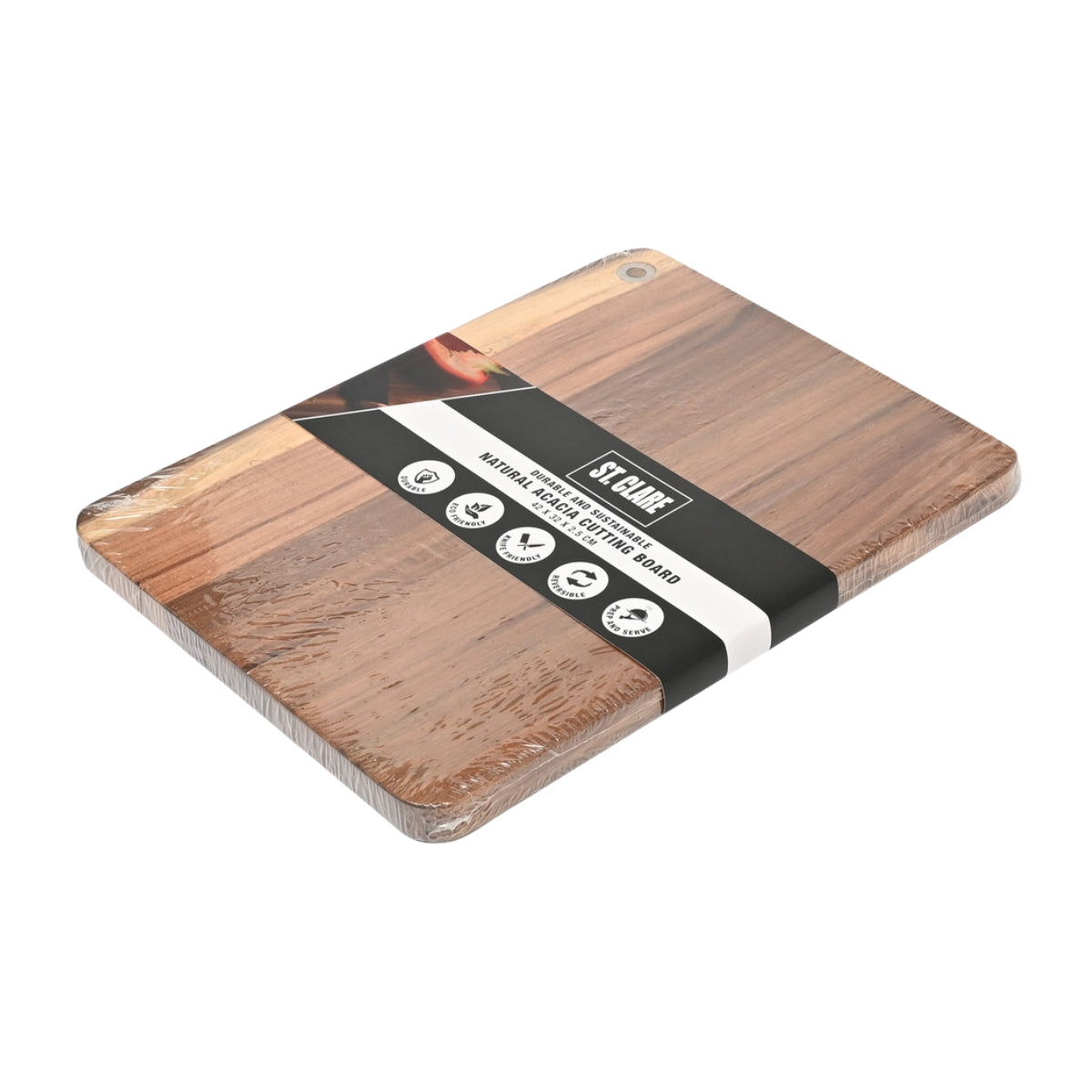 ST. CLARE Natural Acacia Cutting Board 42x32x2.5cm