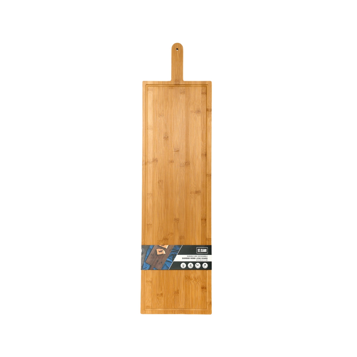St Clare Bamboo Long Board - 26x100x15.5cm