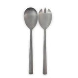 Classica St Clare Nordic 2 Piece Salad & Fork Set Black Matte Finish