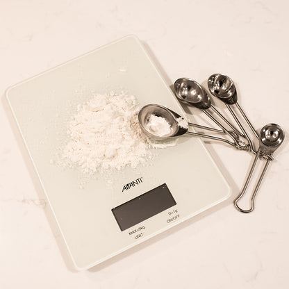 Avanti Kitchen Scales with Measuring Spoons