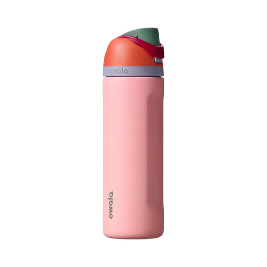 FreeSip Stainless Steel Insulated 24oz Sugar High (Red Pink)