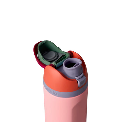 FreeSip Stainless Steel Insulated 24oz Sugar High (Red Pink)