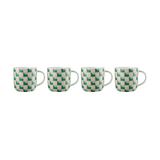 Maxwell & Williams Syracuse Mug 480ML Sage Set of 4 Gift Boxed