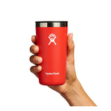 Holding a Hydroflask Goji All Around Tumbler