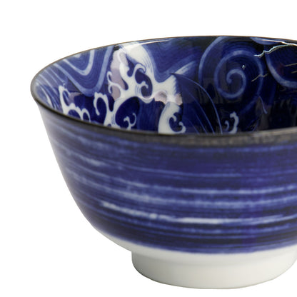 Tokyo Design Japonism Small Tayo Bowl 12x6cm Blue Carp