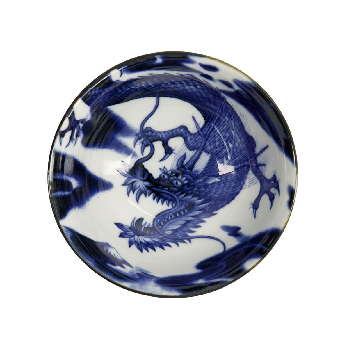 Tokyo Design Japonism Tayo Bowl 14x6cm Blue Dragon