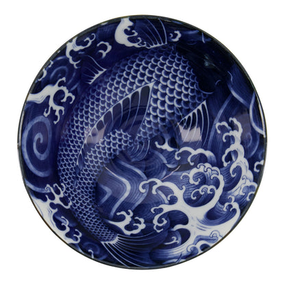Tokyo Design Japonism Tendon Bowl 17x8cm Blue Carp