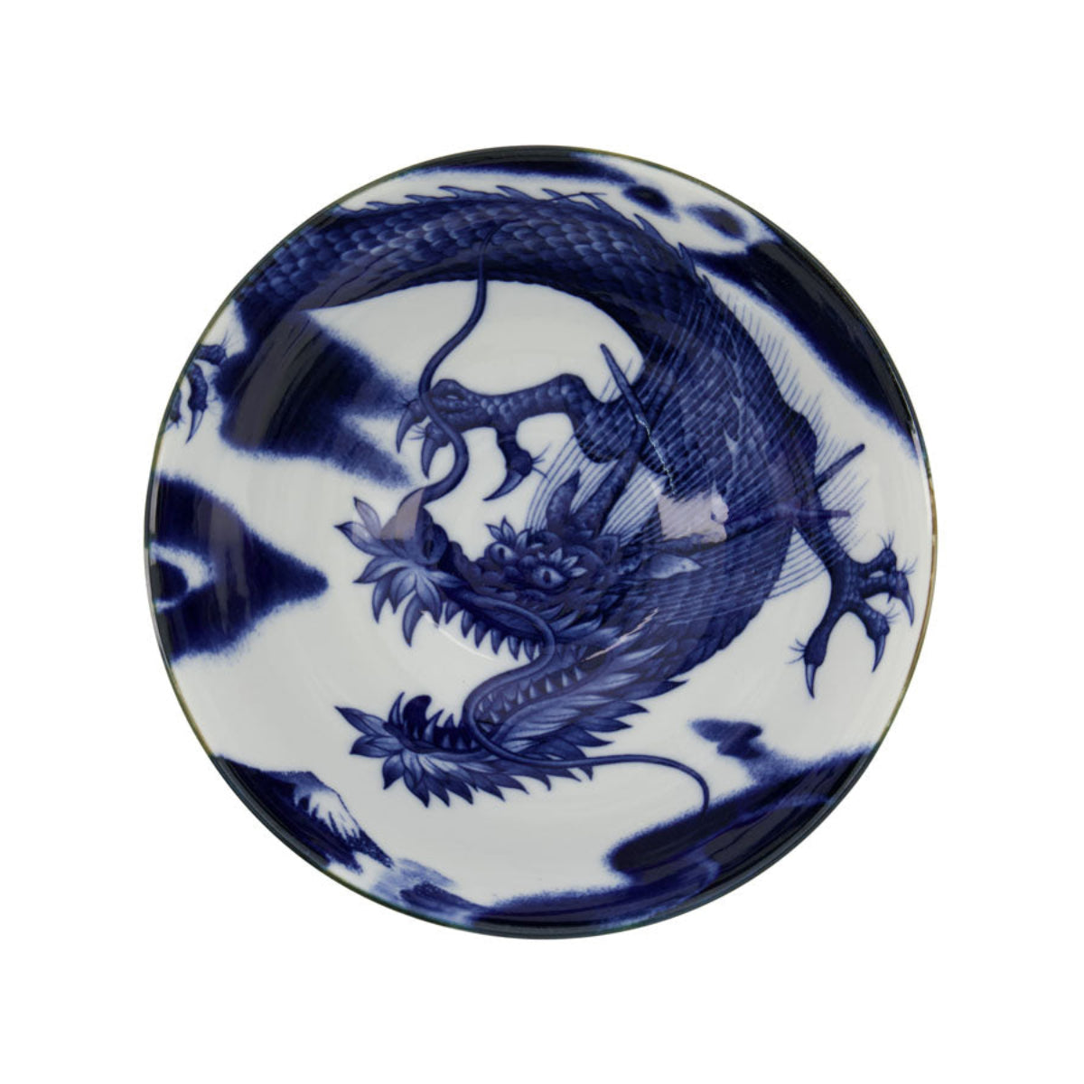 Tokyo Design Japonism Tendon Bowl 17x8cm Blue Dragon