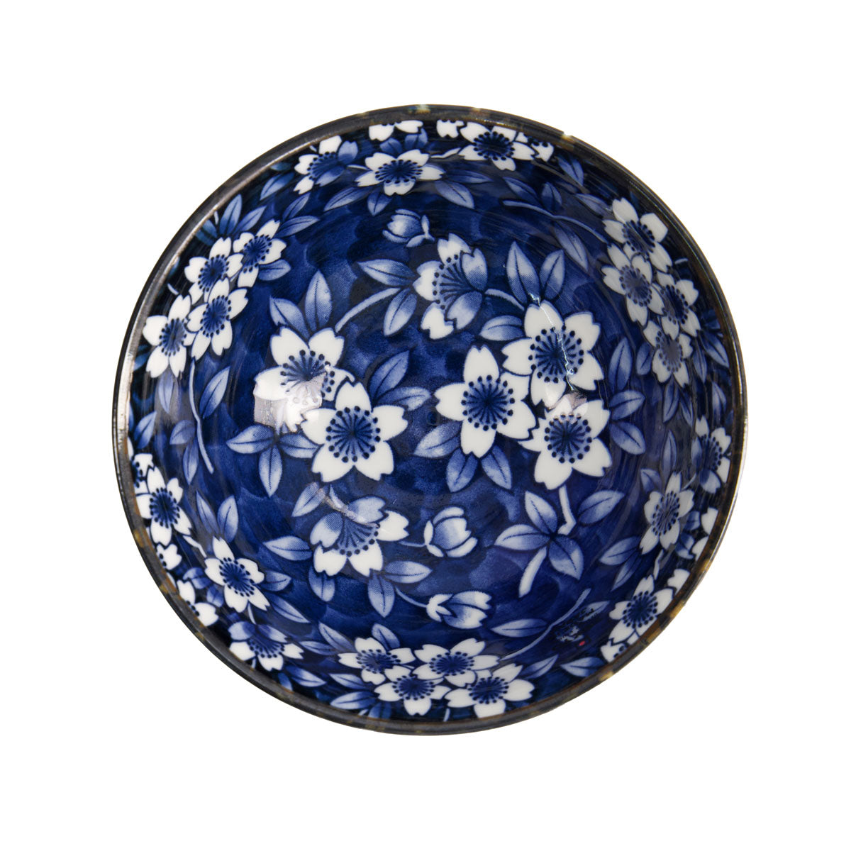 Tokyo Design Tokyo Blue Sakura Tayo Bowl 15x7cm Blue