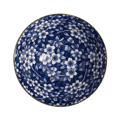 Tokyo Design Tokyo Blue Sakura Ramen Bowl 18x9cm Blue