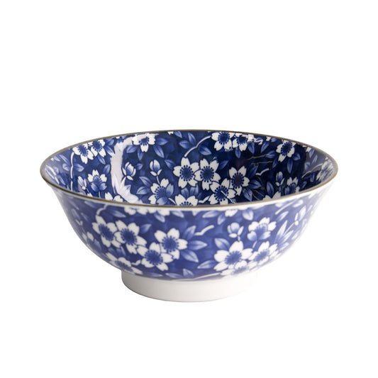 Tokyo Design Tokyo Blue Sakura Ramen Bowl 21x8.5cm Blue