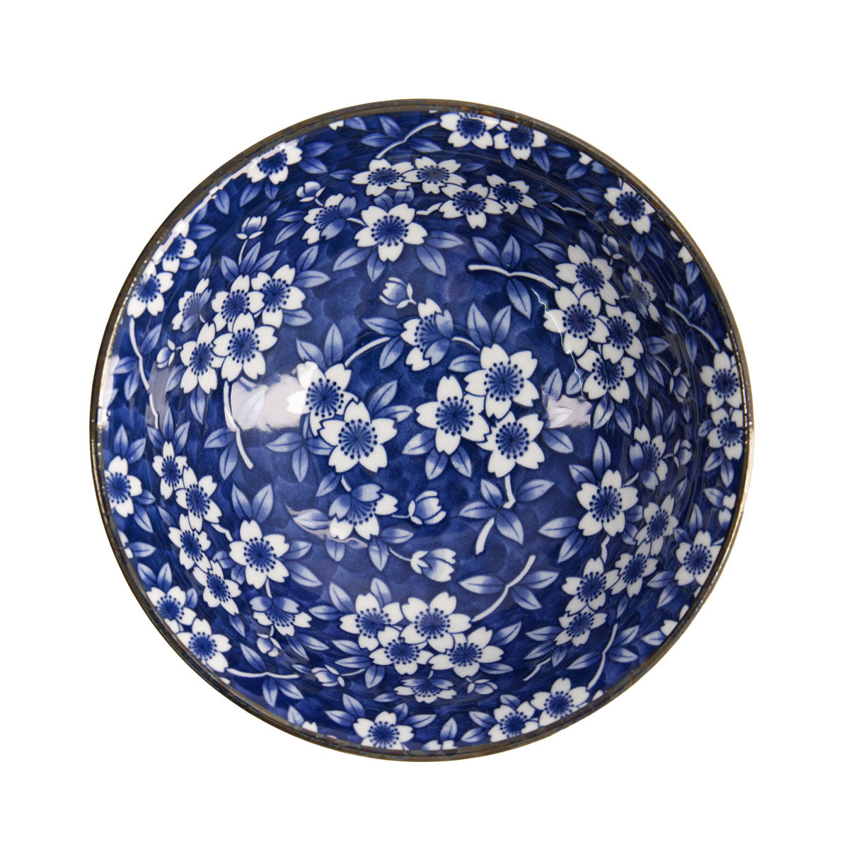 Tokyo Design Tokyo Blue Sakura Ramen Bowl 21x8.5cm Blue