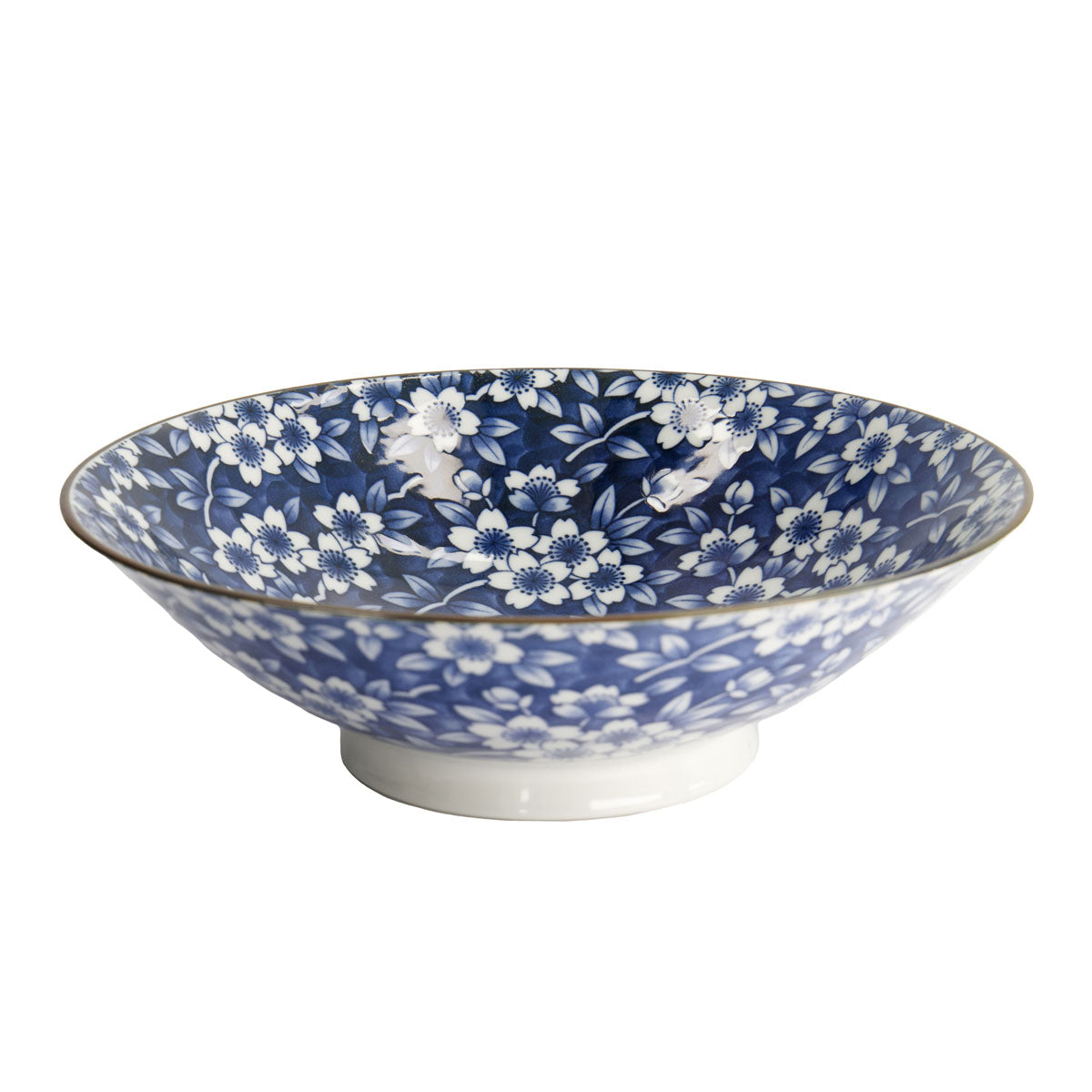 Tokyo Design Tokyo Blue Sakura Ramen Bowl 25x7cm Blue