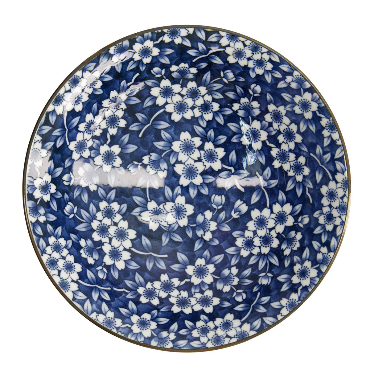 Tokyo Design Tokyo Blue Sakura Ramen Bowl 25x7cm Blue