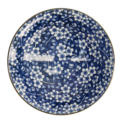 Tokyo Design Tokyo Blue Sakura Ramen Bowl 25x7cm Blue