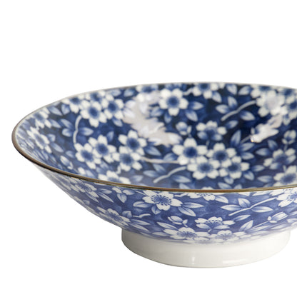 Tokyo Design Tokyo Blue Sakura Ramen Bowl 25x7cm Blue