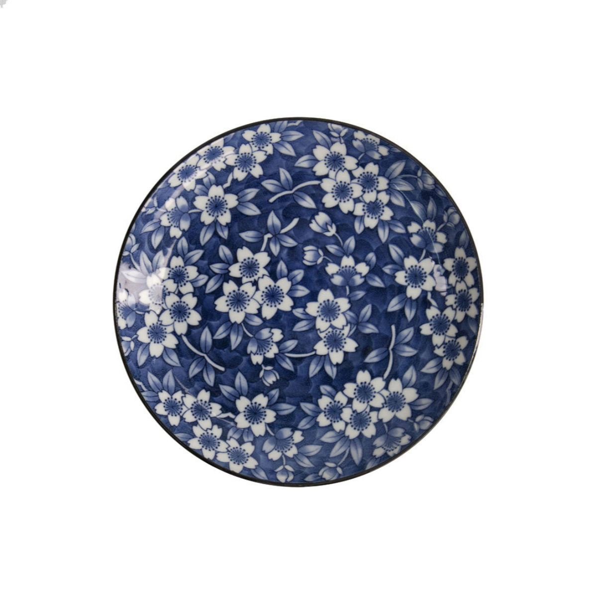 Tokyo Design Tokyo Blue Sakura Round Plate 21cm Blue
