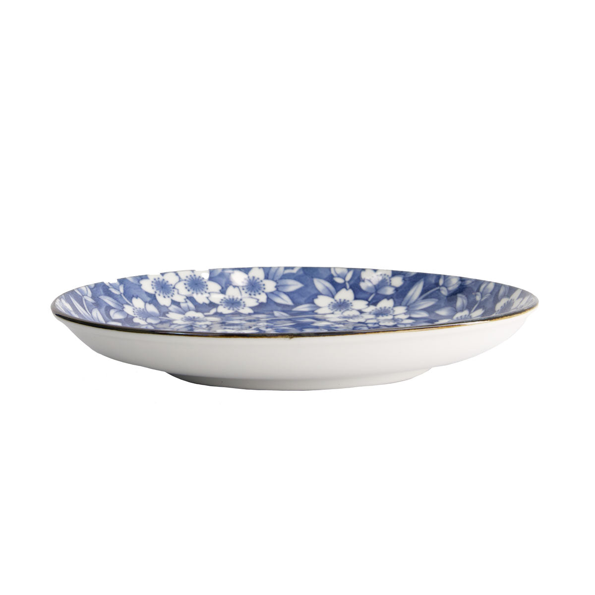 Tokyo Design Tokyo Blue Sakura Round Plate 21cm Blue