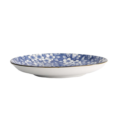 Tokyo Design Tokyo Blue Sakura Round Plate 21cm Blue