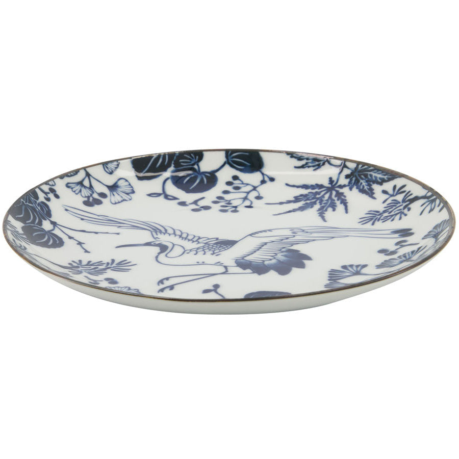 Flora Japonica Plate 20cm Crane