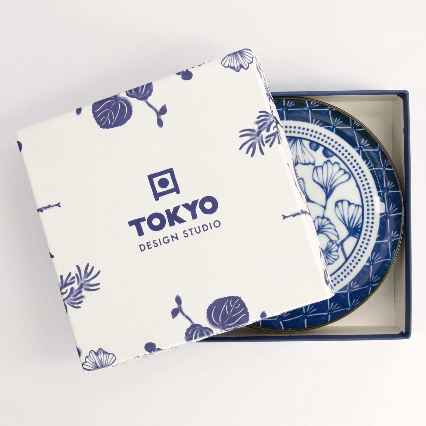 Flora Japonica Plate Giftset 4pc 16cm Mixed Gift Boxed