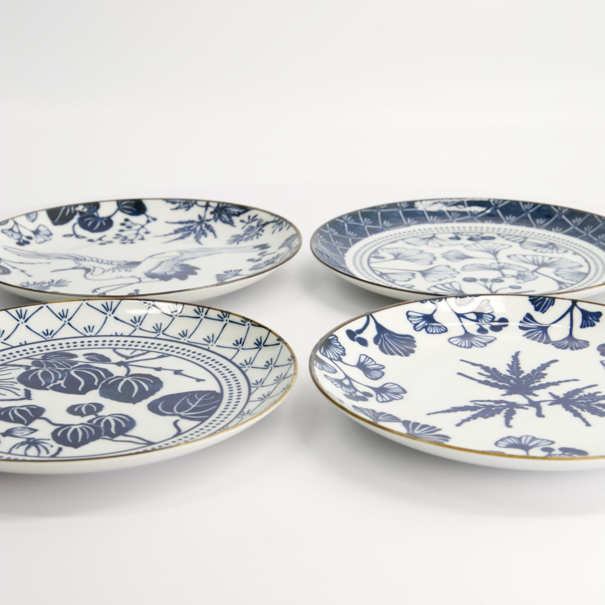 Flora Japonica Plate Giftset 4pc 20cm Mixed Gift Boxed