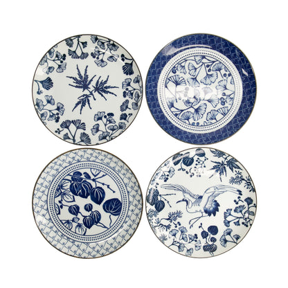 Flora Japonica Plate Giftset 4pc 25cm Mixed Gift Boxed