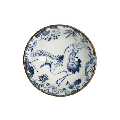 Flora Japonica Rice Bowl 12x6cm Crane
