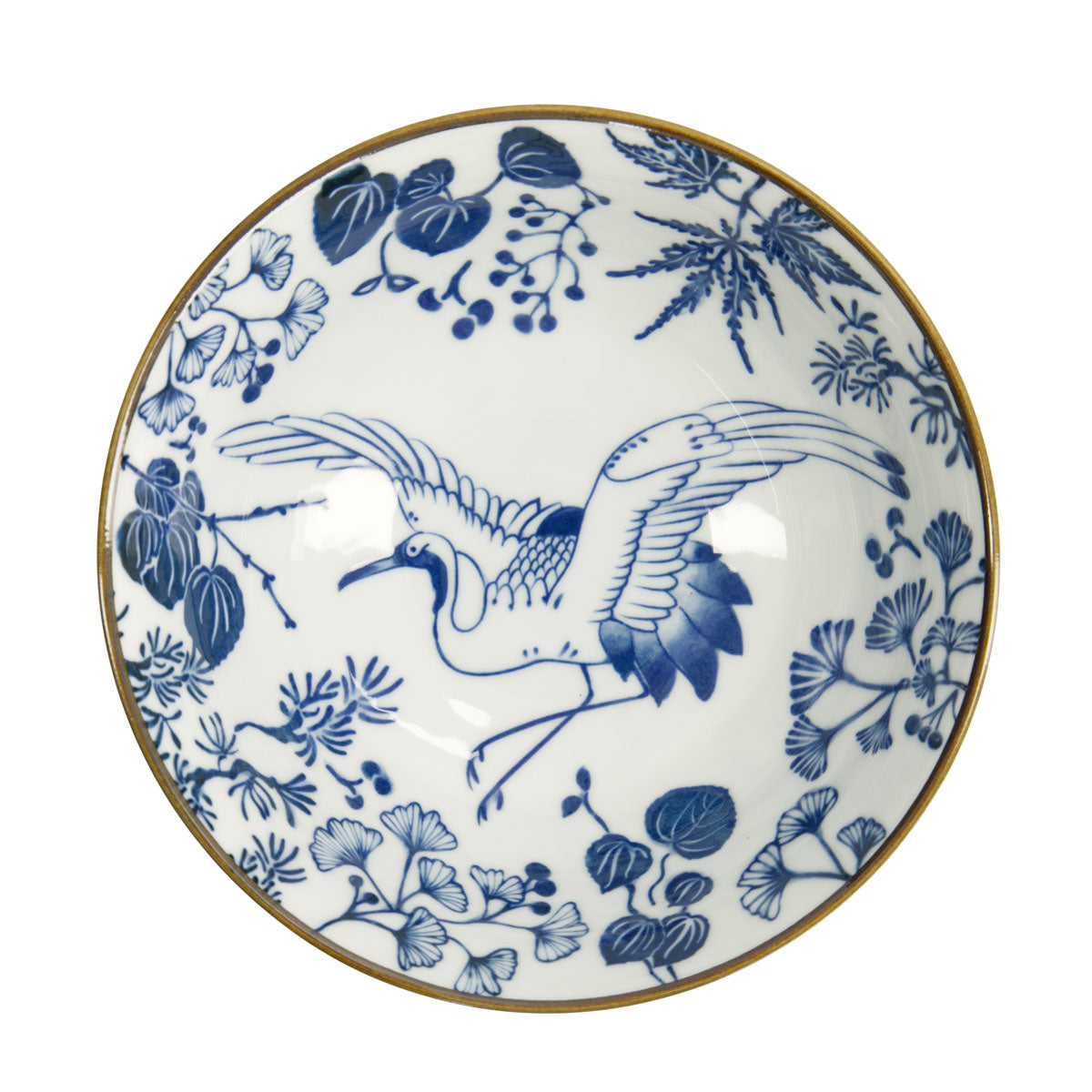 Flora Japonica Ramen Bowl 21x7cm Crane