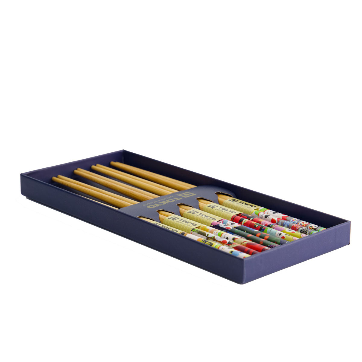 Tokyo Design Chopstick Giftset 5pc Lucky & Koinobori Gift Boxed