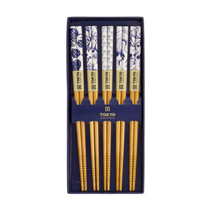 Tokyo Design Chopstick Giftset 5pc Japonica Gift Boxed