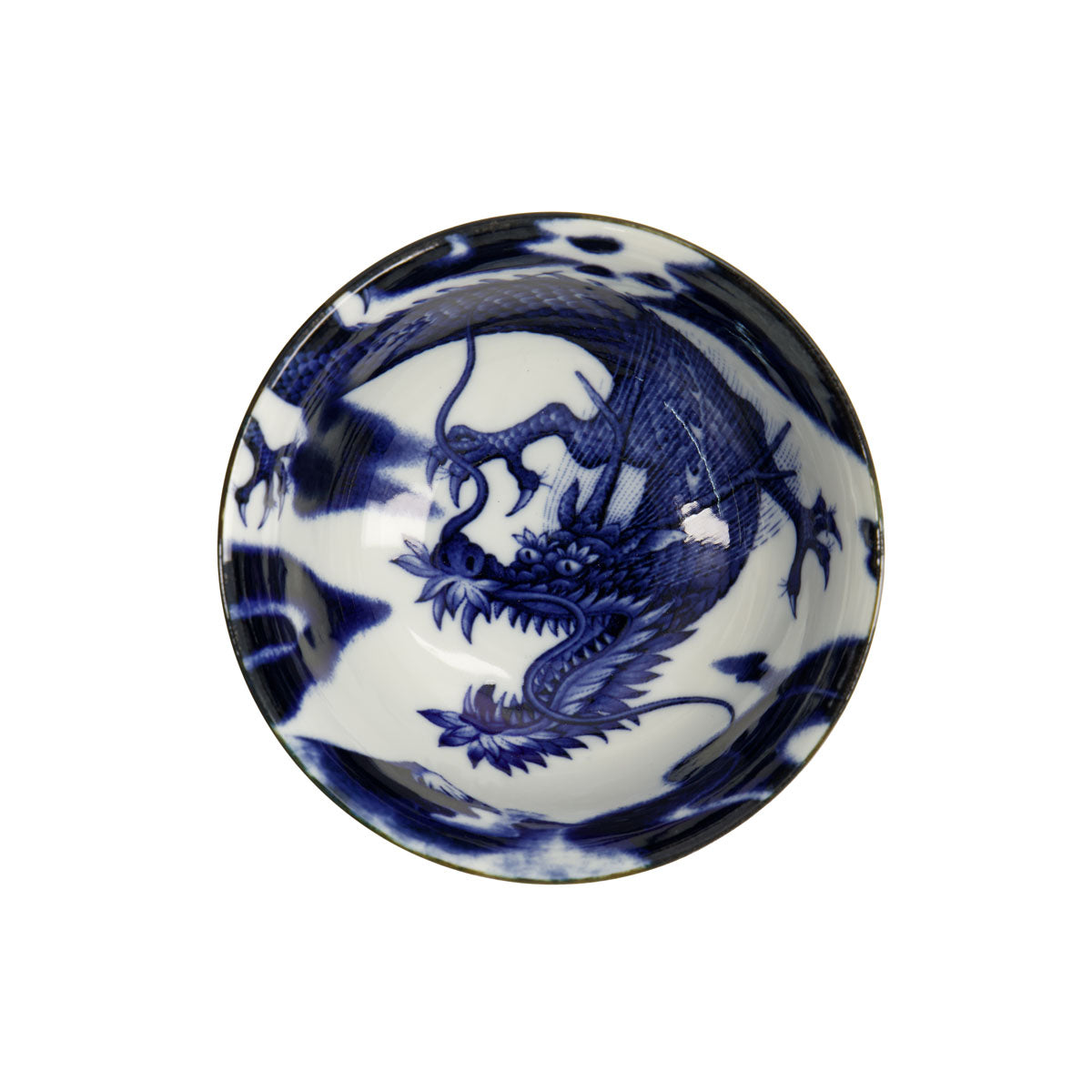 Toyko Design Japonism Small Tayo Bowl 12x6cm Blue Dragon