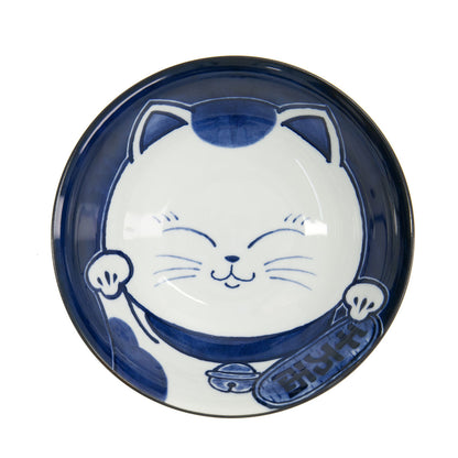Kawaii Cat Neko Ramen Bowl 20x7.5cm White Cat