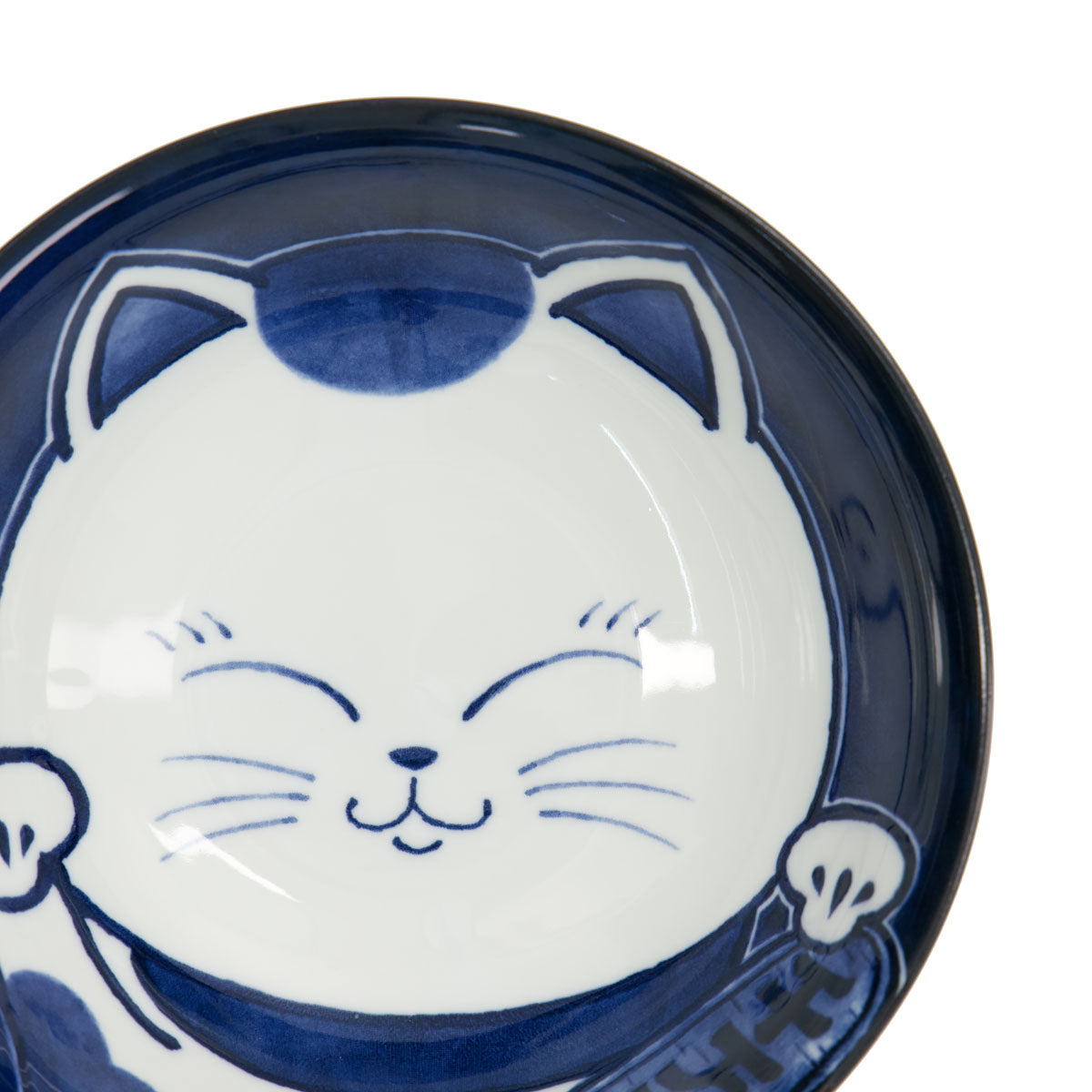Kawaii Cat Neko Ramen Bowl 20x7.5cm White Cat