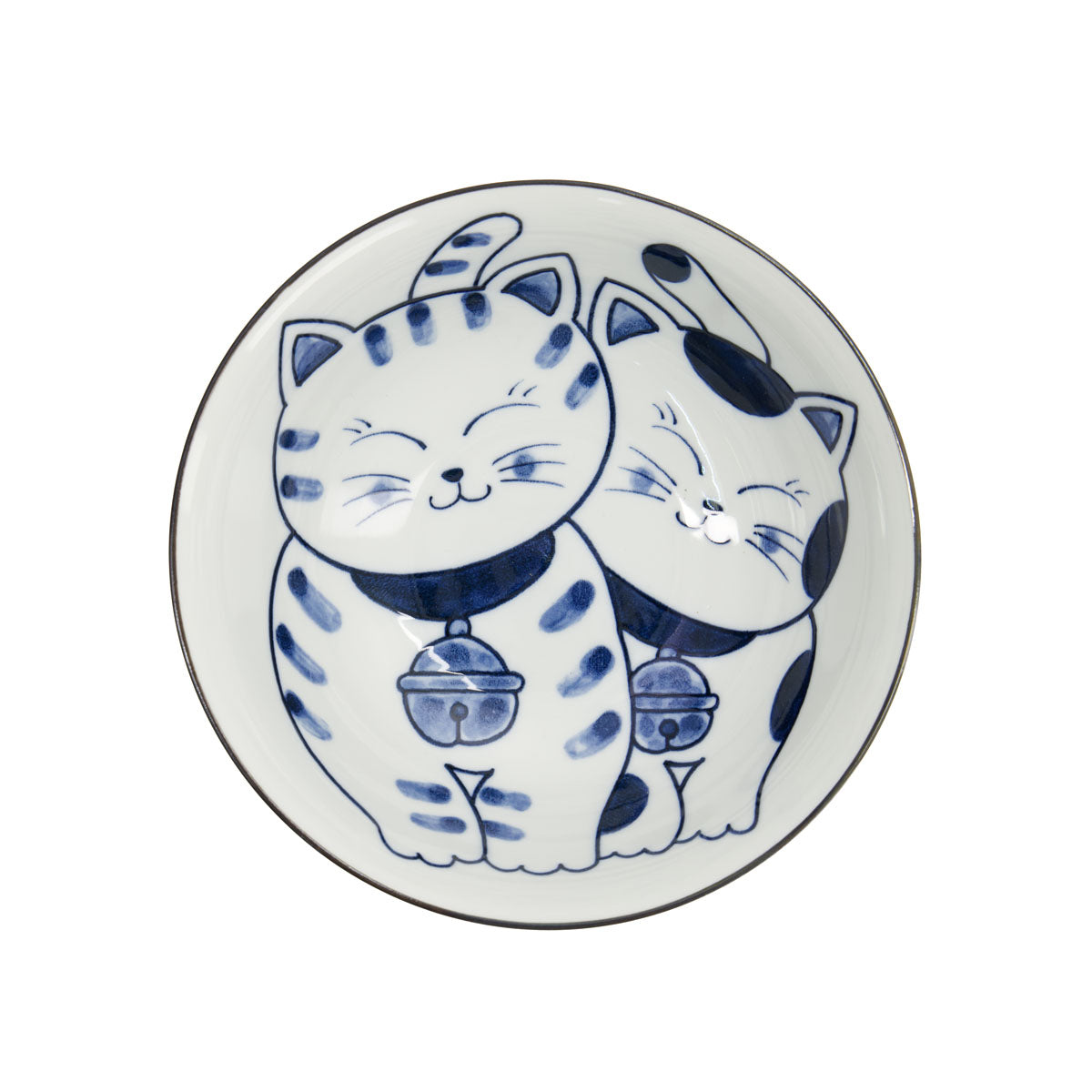 Kawaii Cat Neko Ramen Bowl 20x7.5cm Twin Cat