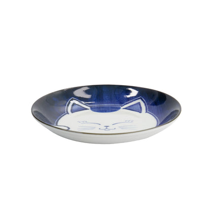 Kawaii Cat Neko Plate 16.5cm White Cat
