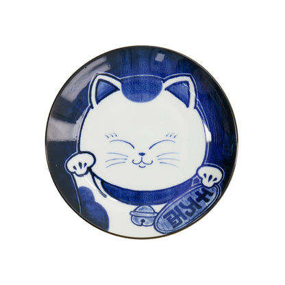 Kawaii Cat Neko Plate 16.5cm White Cat