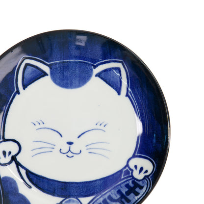 Kawaii Cat Neko Plate 16.5cm White Cat